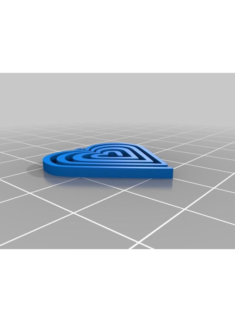 Epm3d Heart Earring Plastic Apparatus  - Image 1