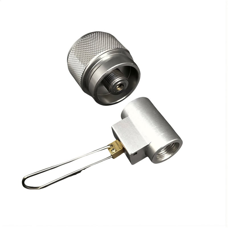 Leak Proof Gas Refill Adapter No Loose Connection Overcharge Prevention Safety - Image 1