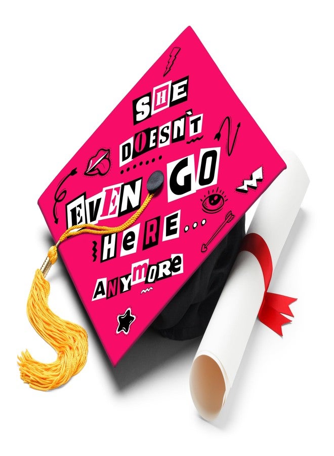 ADVANSYNC She Doesn't Even Go Here... Anymore Graduation Cap Topper - Image 1
