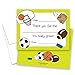 MyExpression.com MyExpressioncom 20 Sports Theme Kids Fillin Birthday Thank You Cards green - Image 4