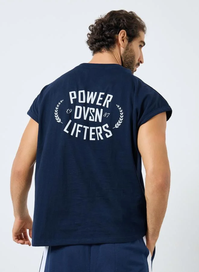 Statement Training Drop Armhole Tank