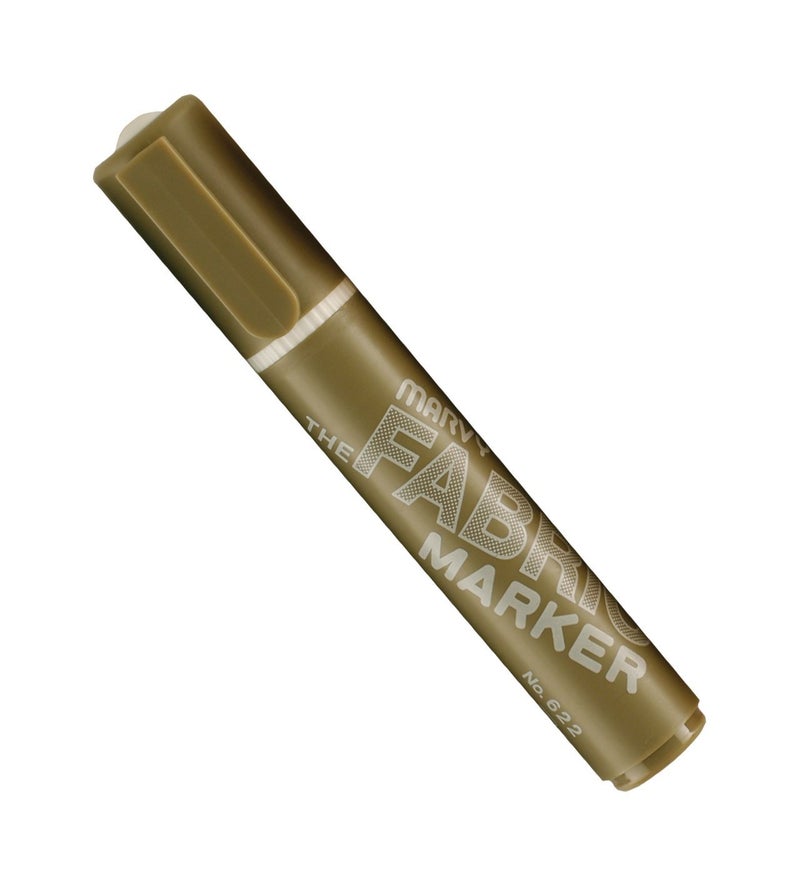 UCHIDA Marvy Broad Point Fabric Marker Art Supplies Khaki 1 Count Pack of 1