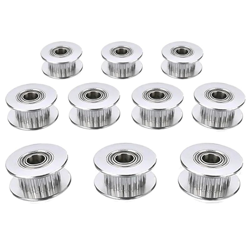 8Pcs GT2 Timing Pulley 20T W10 B5 Without T For 3D Printer Parts Timing Belt - Image 2