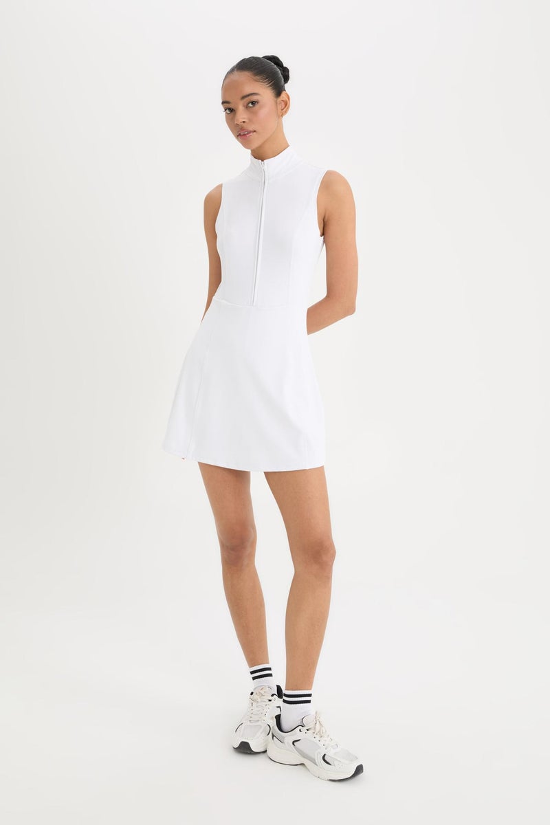 DeFacto White Woman DeFactoFit Standard Fit Dress Casual - Image 5