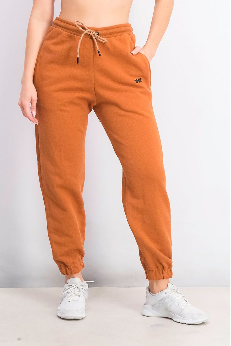 Reebok Women Sportswear Fit Training Track Pants, Brown  - Image 1