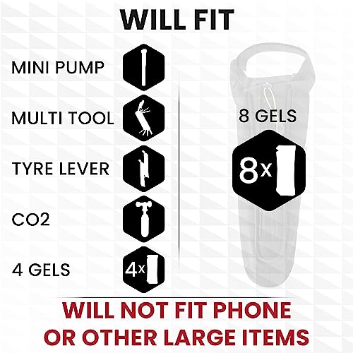 SLS3 Aero Top Tube Bike Bag - Small, Stable & Secure Bike Frame Bag for Triathlon & Cycling Race Accessories - Premium Low Profile Tri Bike Pouch to Reduce Drag - Custom Fit Bicycle Bag for Bike Stem - Image 5