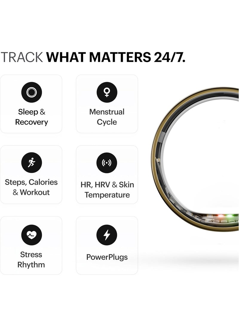 ULTRAHUMAN AIR-Smart Ring Health Tracker, Size First with Ultrahuman Sizing Kit,Sleep Tracker,Smart Ring for Men/Women,Fitness Tracker (Size 13)  - Image 3