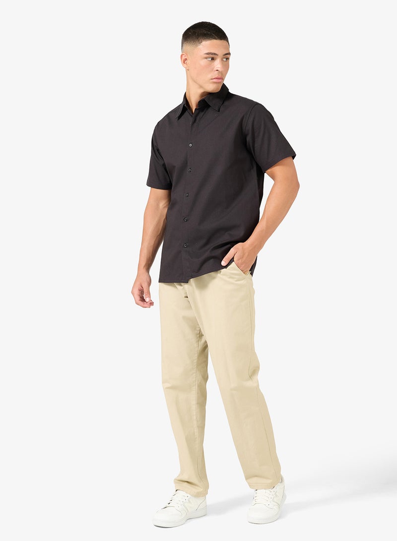 سفنتي فايف قميص كلاسيكي بقصة عادية - Image 4