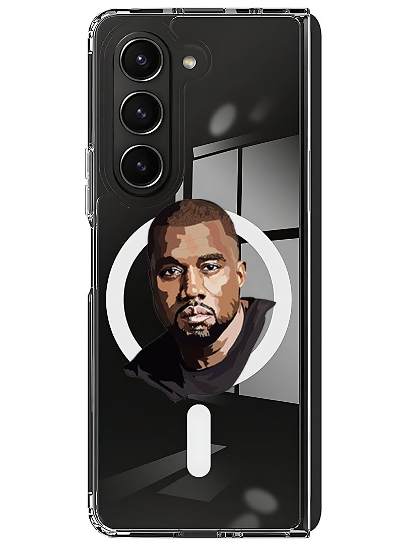 Theodor Magnetic Case for Samsung Galaxy Z Fold 5 Compatible with MagSafe Wireless Charging, Shockproof Phone Bumper Cover man - Image 1