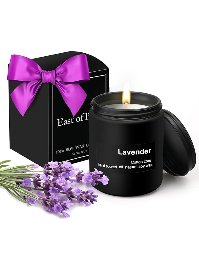Green Tiger Black lavender Candles for Women Men,7 oz Rose Scented Candles, 45 Hour Burn Summer Candle, Gifts for Women,Manly Indulgence Candles (Black lavender) - Image 1