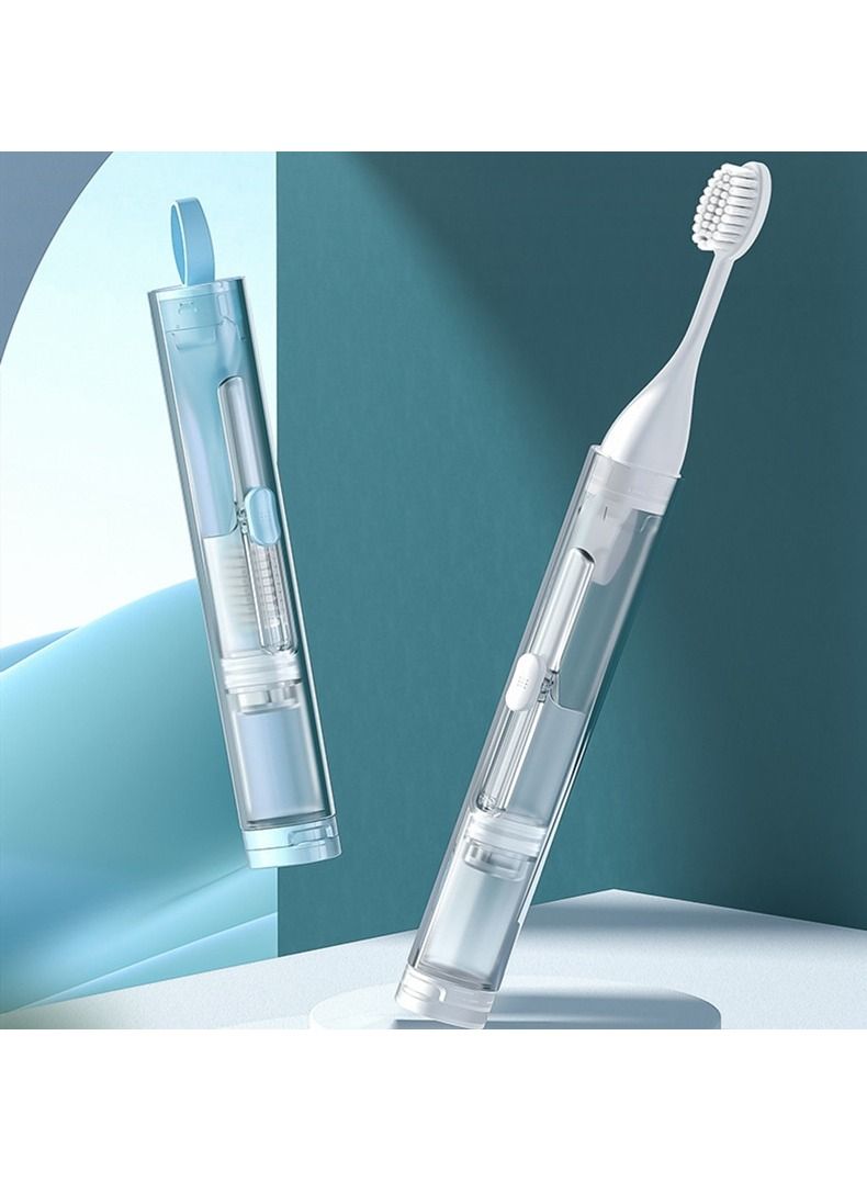 Portable toothbrush and toothpaste integrated storage box for travel - Image 1