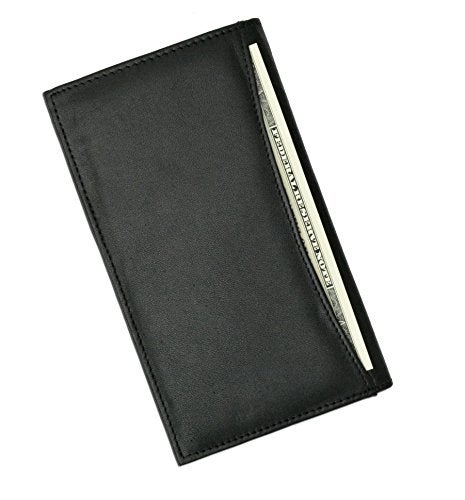 Marshal Bifold Leather RFID Blocking Wallet For Men & Women | Genuine Leather Holder With 19 Slots, 2 Bill Compartments & ID Window For Credit/Debit Cards, Money & More (Black) - Image 4
