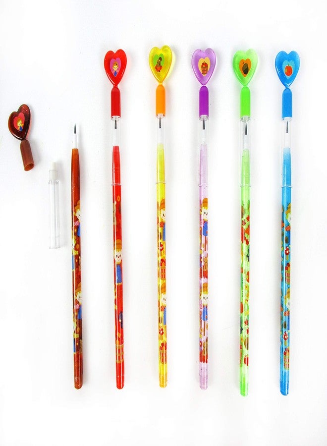 TINYMILLS 24 Pcs Fall Harvest Autumn Thanksgiving Multi Point Pencils Party Favors Goodie Bag Stuffers Carnival Prize Classroom Rewards - Image 3