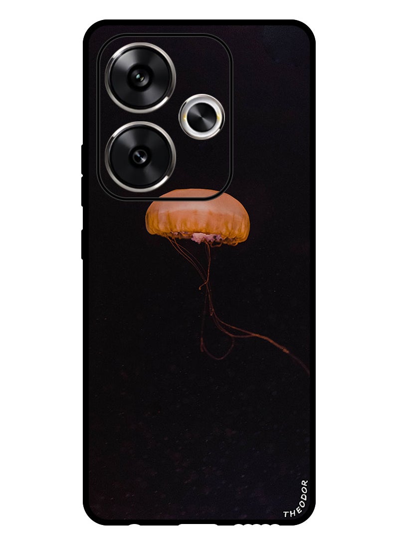 Theodor Protective Case Anti Scratch Shock Proof Bumper Cover For Xiaomi Redmi Turbo 3 jellyfish_yellow_underwater_world  - Image 1