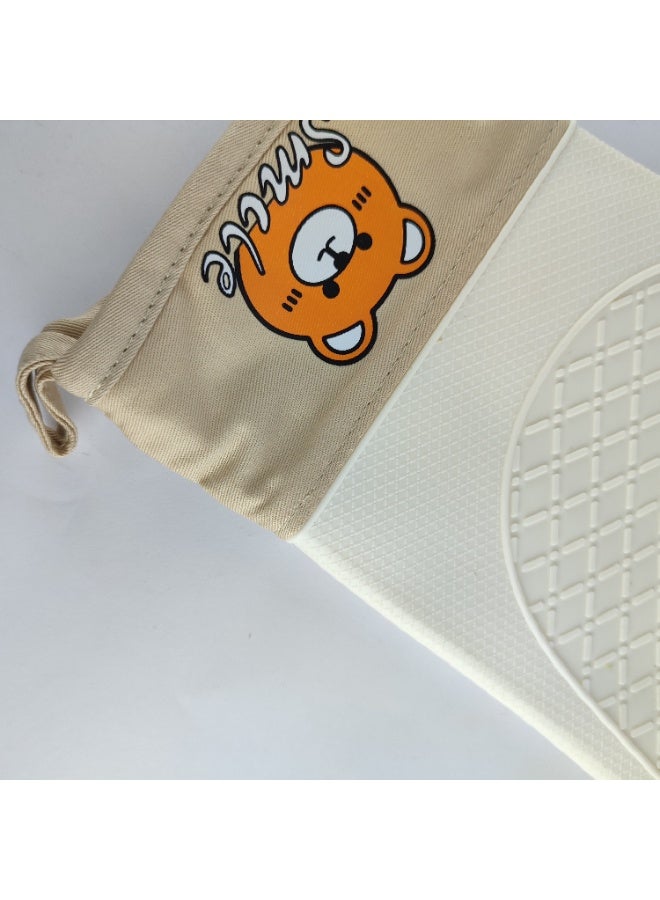 جوانتي مطبخ حراري سيليكون مبطن من الداخل – حماية آمنة للفرن والأواني الساخنة - Image 4