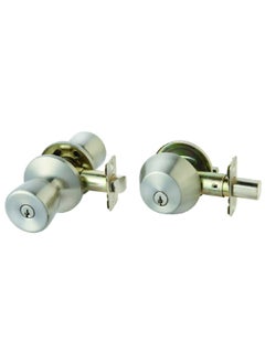 ACE Exterior Keyed-Alike Locking Entry Door Kit Silver 2-3/8 to 2-3/4 Inch 3883N  - Image 1