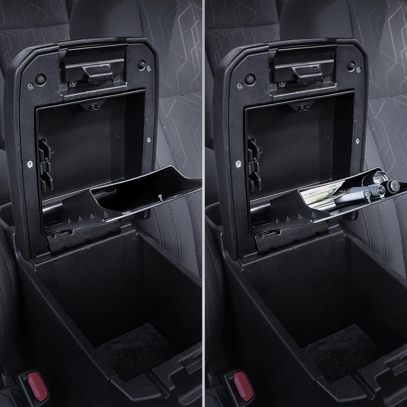 Carlimeki Center Console Organizer (3-piece set) for Tacoma 2016-2023 - for Tacoma Accessories - Image 5