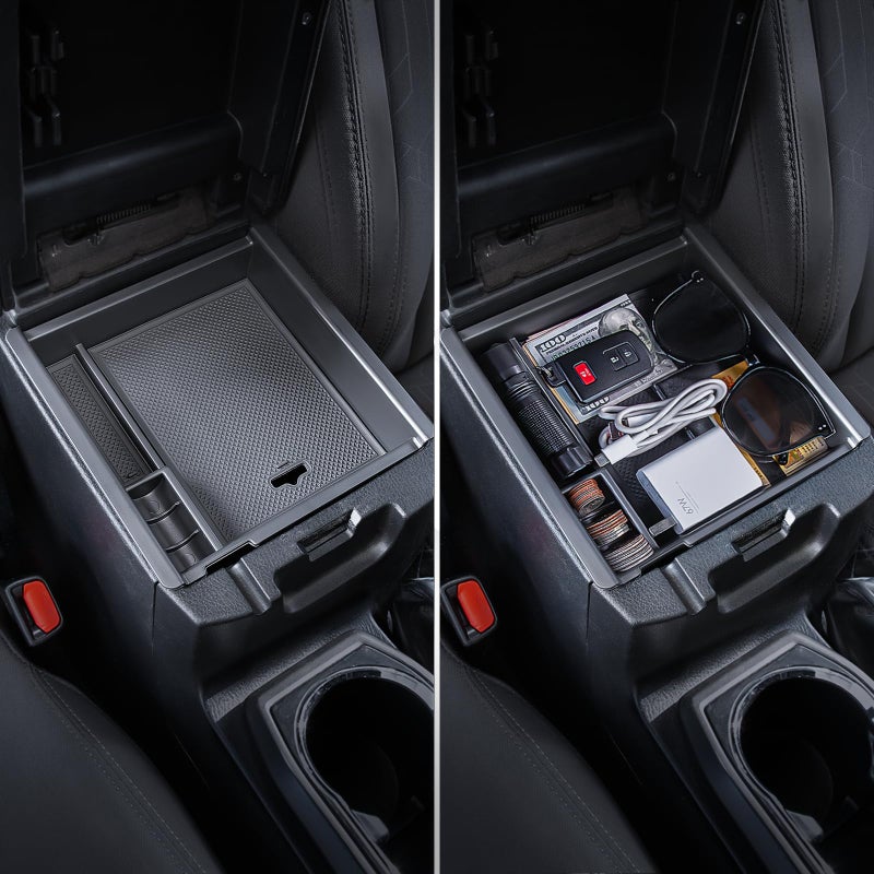 Carlimeki Center Console Organizer (3-piece set) for Tacoma 2016-2023 - for Tacoma Accessories - Image 3