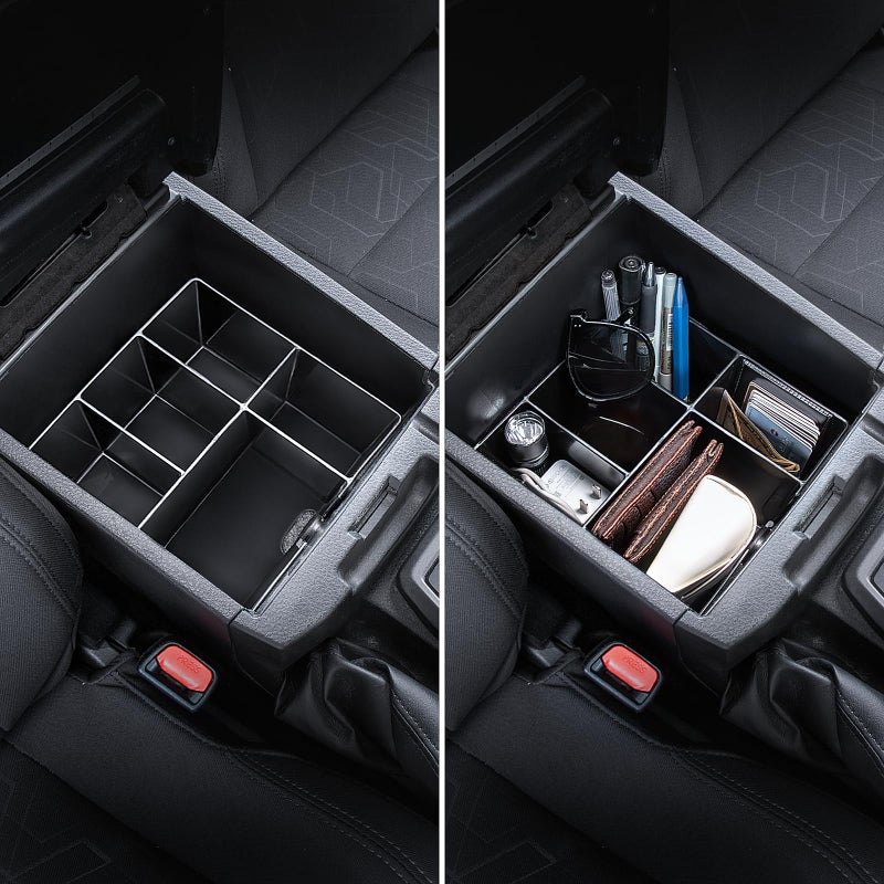 Carlimeki Center Console Organizer (3-piece set) for Tacoma 2016-2023 - for Tacoma Accessories - Image 4