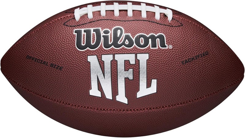 Wilson NFL MVP Junior Football - Official Size, Brown - Image 1