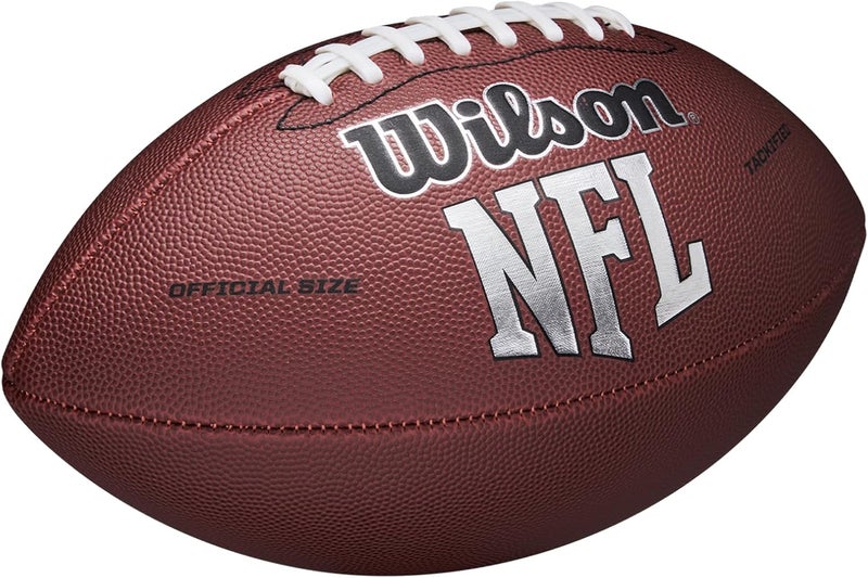 Wilson NFL MVP Junior Football - Official Size, Brown - Image 2
