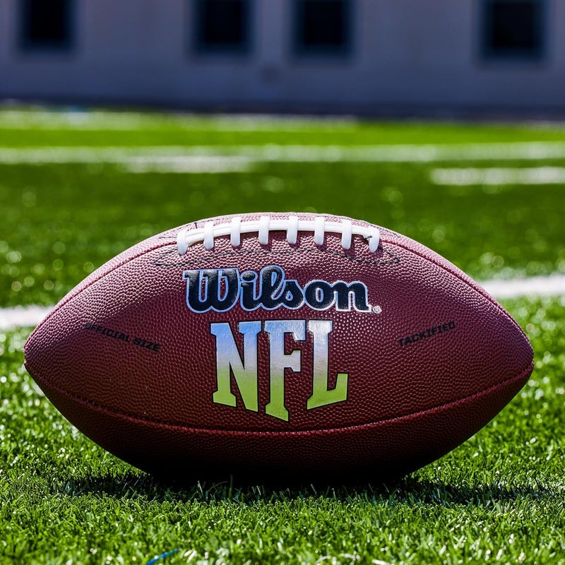 Wilson NFL MVP Junior Football - Official Size, Brown - Image 4