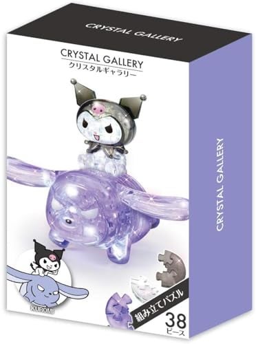 Hanayama 38 Pieces Crystal Gallery Sanrio Kuromi 3D Puzzle - Image 5
