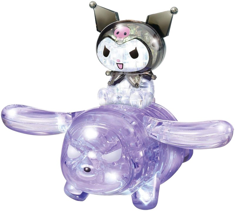 Hanayama 38 Pieces Crystal Gallery Sanrio Kuromi 3D Puzzle - Image 2