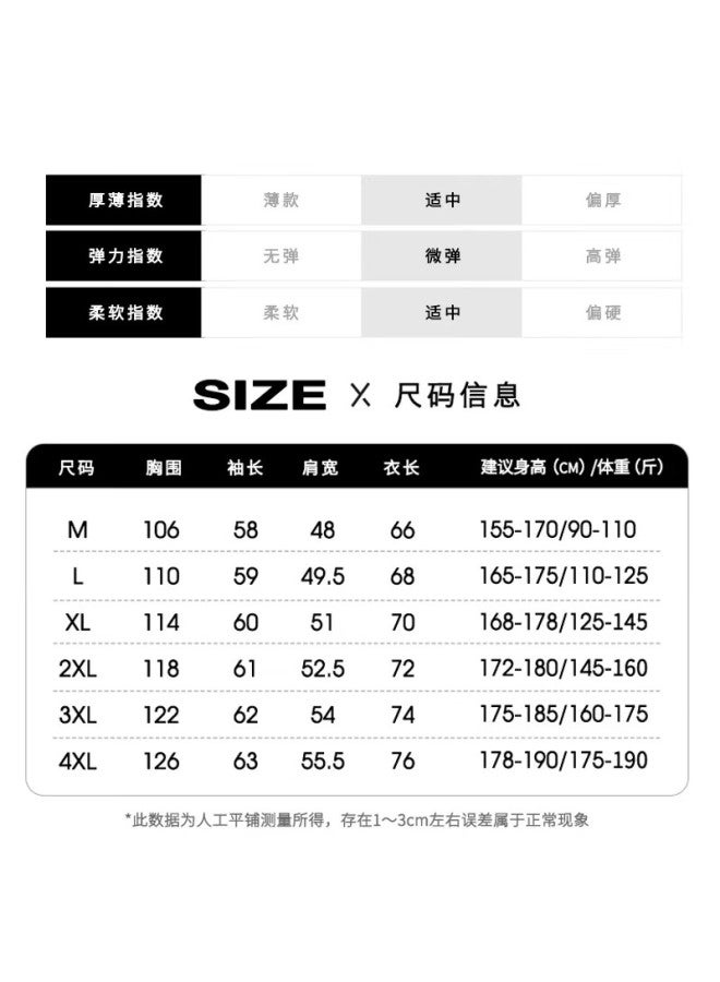Warrior Men's Fleece-lined Crewneck Long Sleeve Pullover T-shirt Autumn Winter Sports Casual Versatile Top