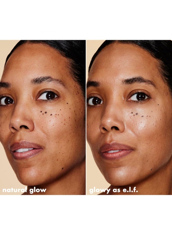 إلف e.l.f. فلتر سائل هالو غلو، معزز للبشرة للحصول على مظهر متوهج وناعم التركيز، غني بحمض الهيالورونيك، نباتي ولم يتم اختباره على الحيوانات، 3.5 متوسط - Image 3
