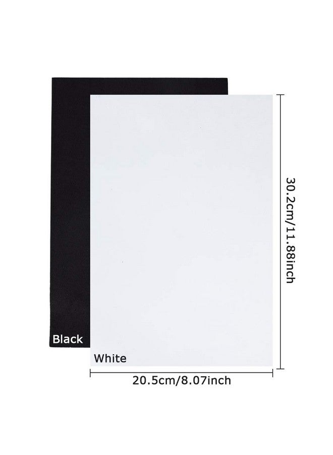 BENECREAT 20 Sheets Black And White A4 Eva Foam Sheets 8X12 Inch Foam Sheets For Crafts Scrapbooking Decorations Thickness 2Mm - Image 3