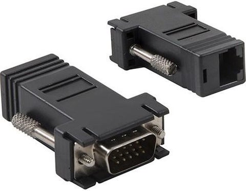 RJ45 To VGA Adapter Converter Converter Additional 30 Meter Extender Cat5/6