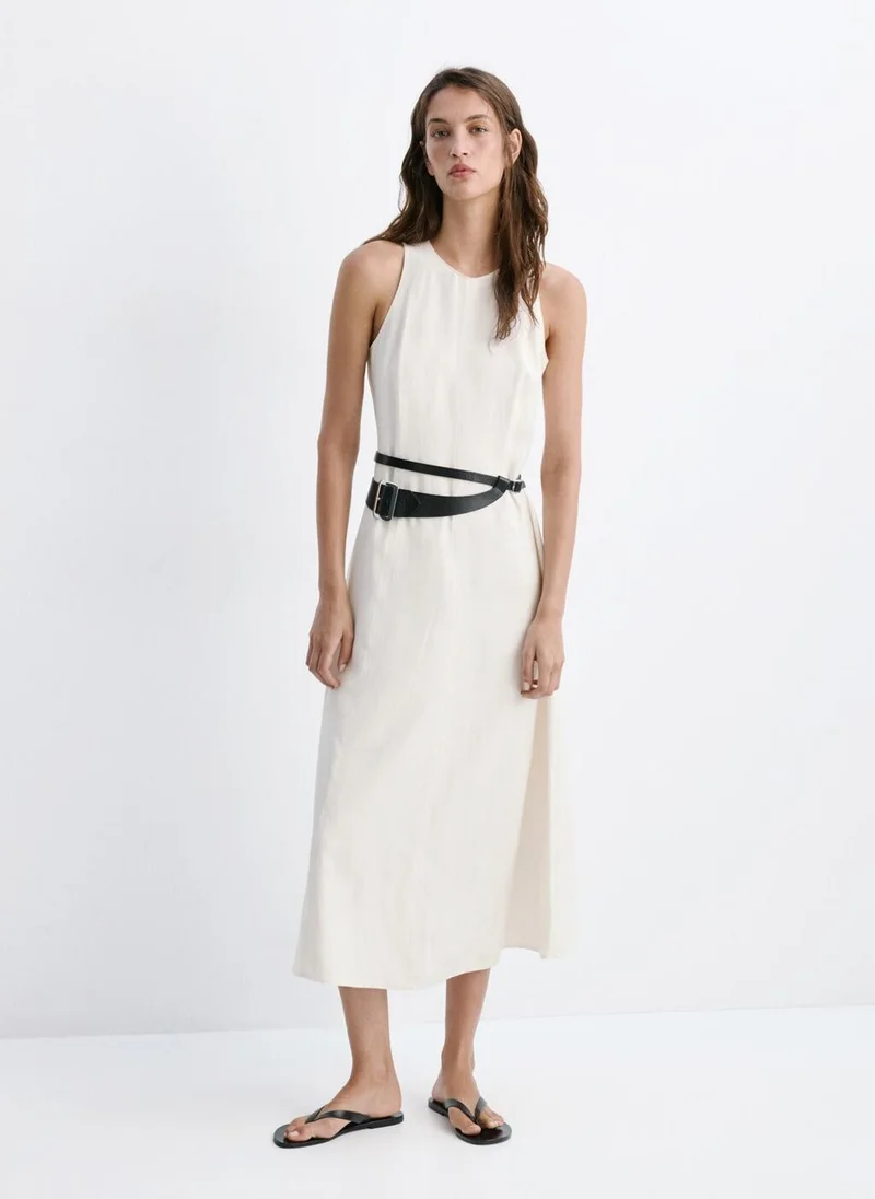 مانجو A-Line Dress With Seam Detail
