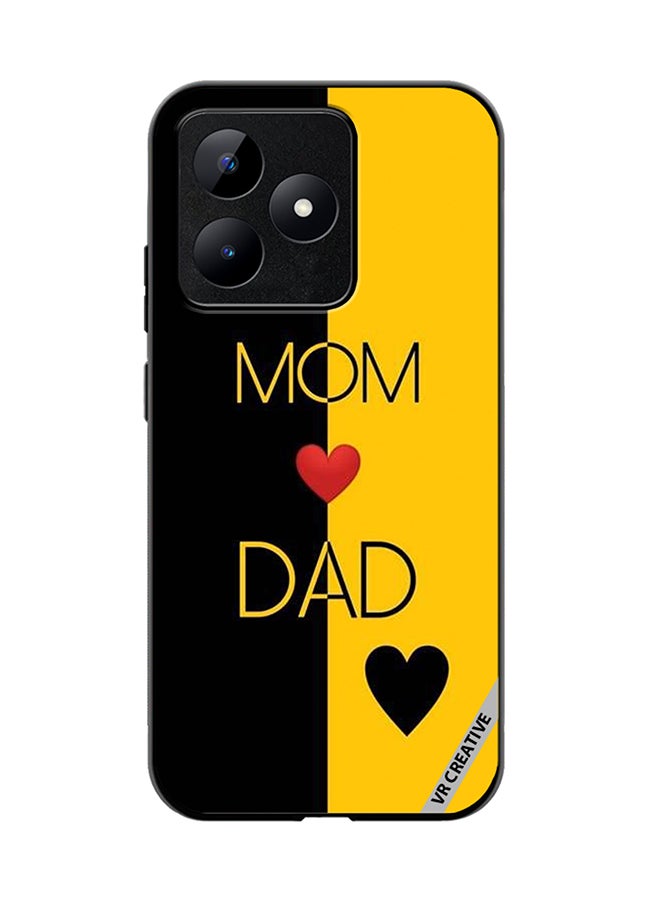 VR CREATIVE Protective Case Cover For Realme C53 Mom Love Dad Design Multicolour - Image 1