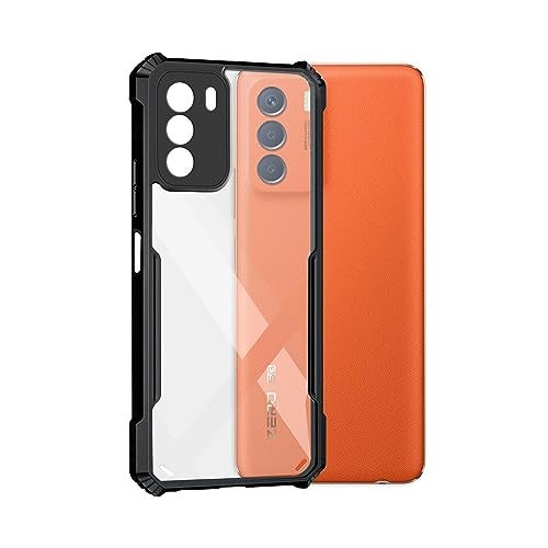Plus 360 Degree Protection Black Border Back Cover for Infinix Zero 5G 2023 - Black - Image 2