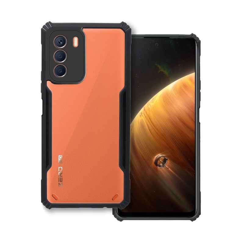 Plus 360 Degree Protection Black Border Back Cover for Infinix Zero 5G 2023 - Black - Image 5