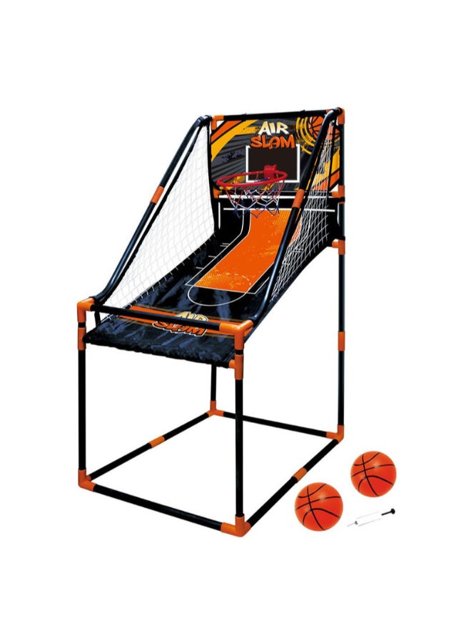 Hostfull Basketball Hoop and Stand Set | Expandable Ball Return Basketball Hoop Stand | Two Balls, One Pump | Electronic Scoreboard with Stadium Sound | Toddler Basketball Toys for Boys Age 5+ - Image 1