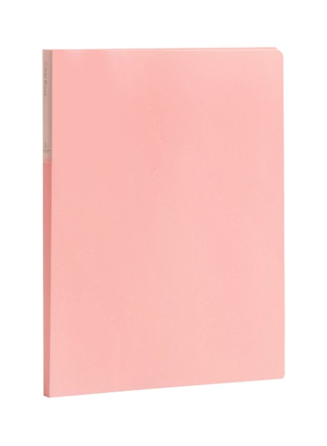 نيبمينينت واقي ورق مكون من 30 جيب مع كتاب تقديمي مقاس A4 وردي - Image 1