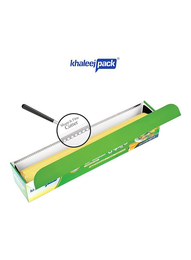 Khaleej Pack Cling Film 1.5 kg  45cm width Bulky roll For Food Wrap & Storage. - Image 2