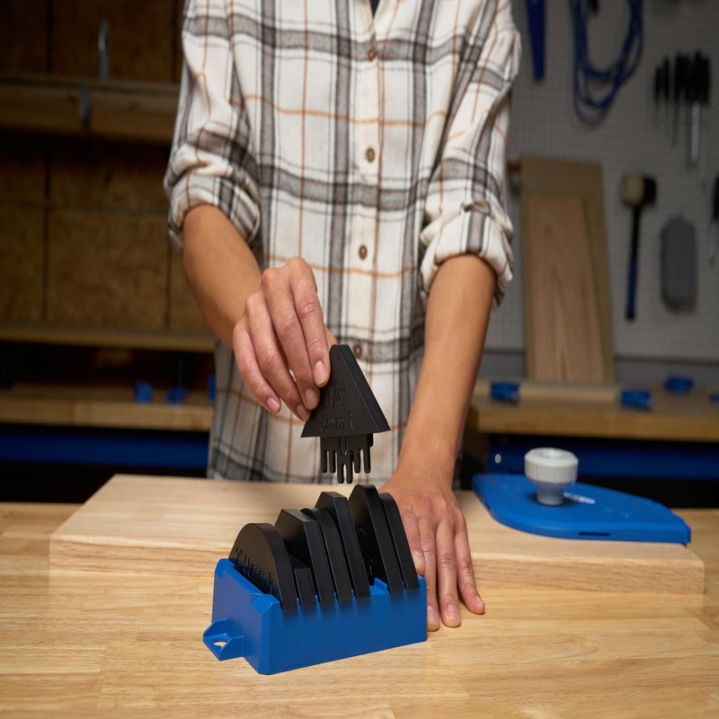 Kreg PRS1000 Corner Routing Guide Set - Corner Routing Guide - Use with Any Trim Router, Handheld Router, or Router Table - Router Woodworking Tool - Image 3