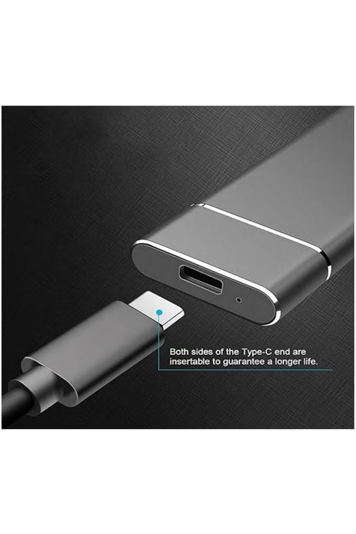 64GB External Hard Drive,Large Capacity Ultra Slim Portable Hard Shockproof Anti-Drop Drive External USB 3.1 Storage Compatible for PC, Desktop, Laptop, Harddrive (Black) - Image 5