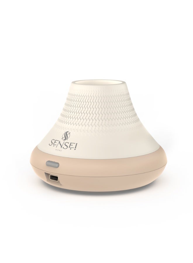 SENSEI Mino Diffuser and Diffuser Oil (Tea & Thyme), tabletop aroma diffuser for room, desk, office and reception. Comes with free Tea & Thyme oil included. Notes of green tea, thyme and jasmine. - Image 5
