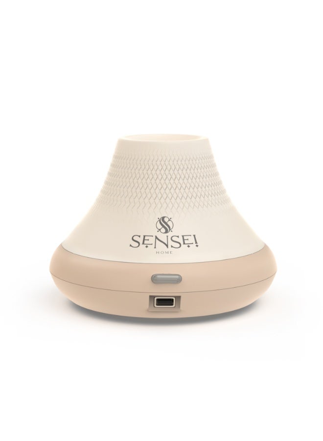 SENSEI Mino Diffuser and Diffuser Oil (Tea & Thyme), tabletop aroma diffuser for room, desk, office and reception. Comes with free Tea & Thyme oil included. Notes of green tea, thyme and jasmine. - Image 4