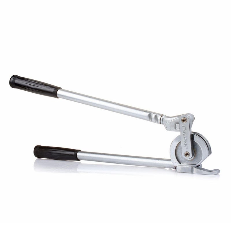 Flexzion Copper Tubing Bender - 1/2 Inch OD Manual Copper Pipe Bender with Wide Hook Grip up to 180-Degree HVAC Bending Tool for Soft Iron Pipe, Aluminum Tube, Stainless Steel Tube, and Refrigeration