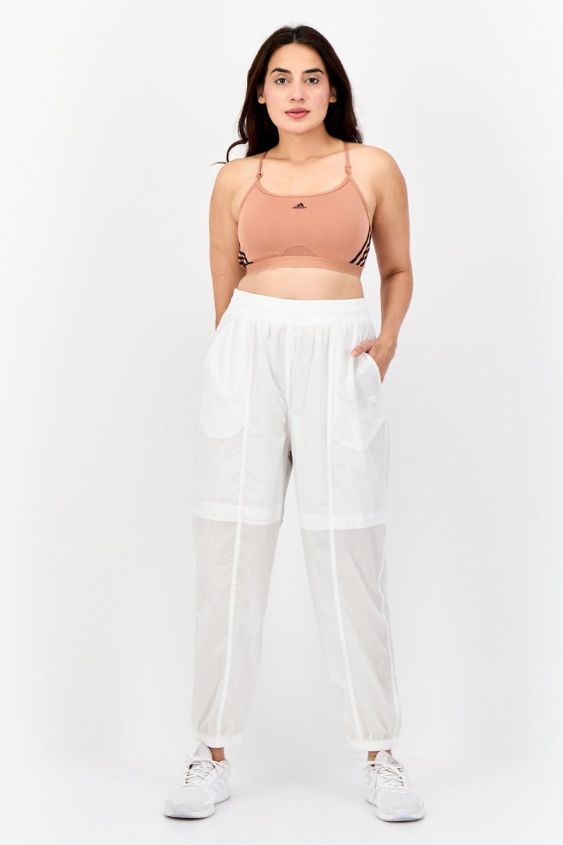 adidas Originals Women Regular Fit Training Track Pants, White  - Image 2