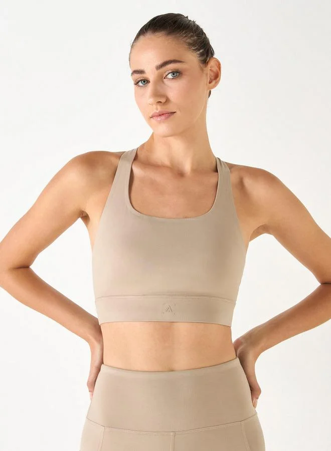ADOT by Splash Seamless Sports Bra with Scoop Neck