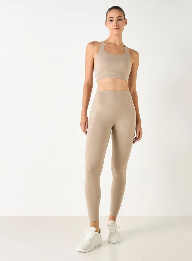 ADOT by Splash Seamless Sports Bra with Scoop Neck