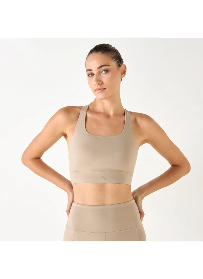 ADOT by Splash Seamless Sports Bra with Scoop Neck