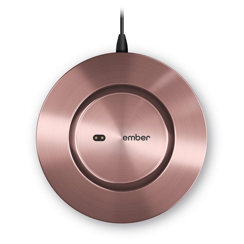 Ember Charging Coaster 2, Wireless Charging for Use with Ember Temperature Control Smart Mug, Rose Gold - Image 1