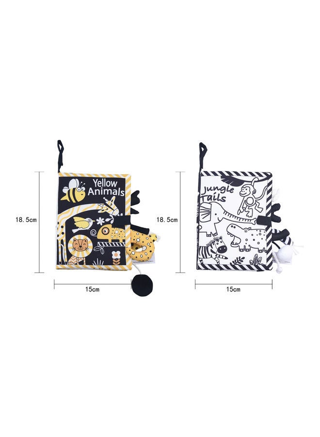Two Piece Soft Fabric Baby Learning Book Set 18.5 x 15 cm  - Image 2